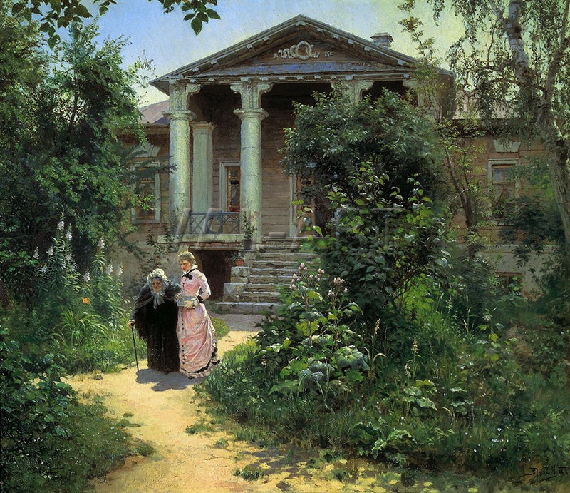 РЕПРОДУКЦИИ НА КАРТИНИ Бабината градина (1878)