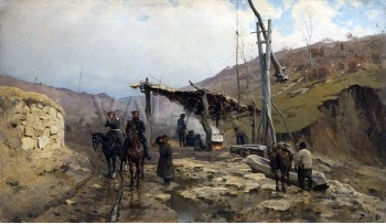 РЕПРОДУКЦИИ НА КАРТИНИ Българско село (1878)