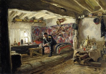 РЕПРОДУКЦИИ НА КАРТИНИ Щабът на Русчукския отряд (1877)
