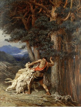 РЕПРОДУКЦИИ НА КАРТИНИ Актеон (1884)