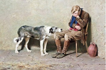 РЕПРОДУКЦИИ НА КАРТИНИ Вярност (1869)