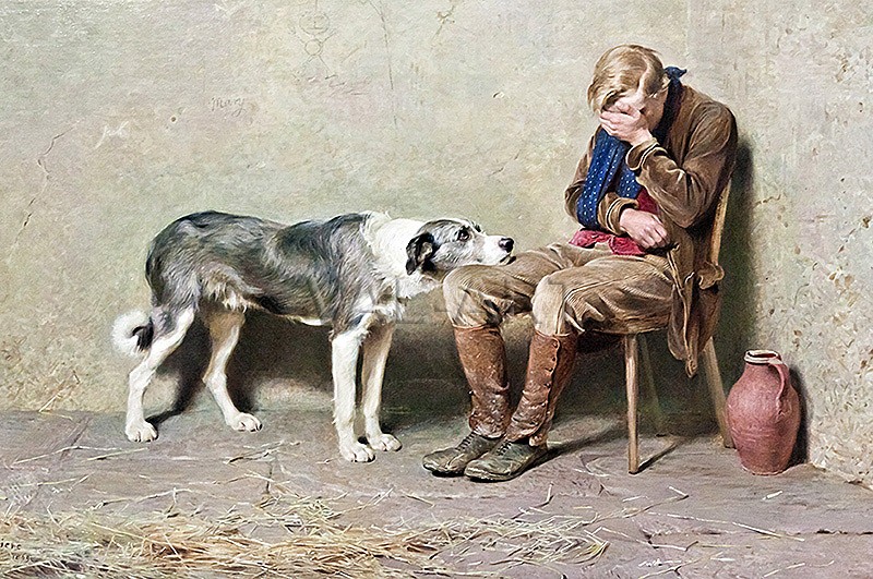 РЕПРОДУКЦИИ НА КАРТИНИ Вярност (1869)