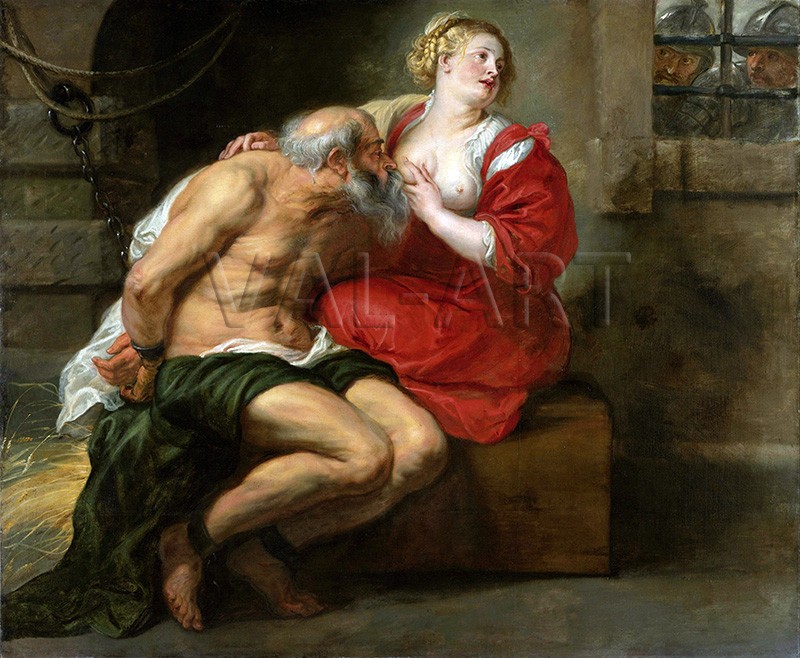 Репродукции на картини: Кимон и Перо (Римско милосърдие) (1625-1635) – Петер Паул Рубенс