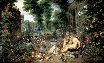 Репродукции на картини: Обонянието (Серия „Петте сетива“) (1617-1618) – Рубенс и Ян Брьогел