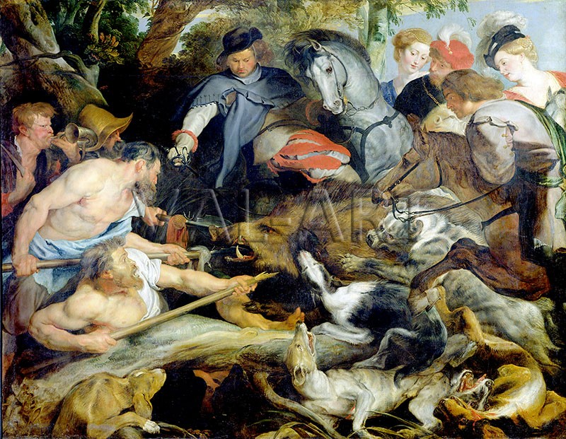 Репродукции на картини: Лов на глигани (1615) – Петер Паул Рубенс
