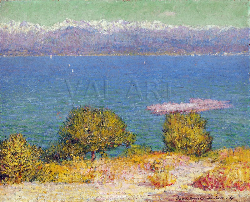 РЕПРОДУКЦИИ НА КАРТИНИ Пейзаж, Антиб (Заливът на Ница) (1891)