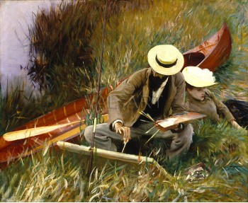 РЕПРОДУКЦИИ НА КАРТИНИ Етюд на открито (1889)