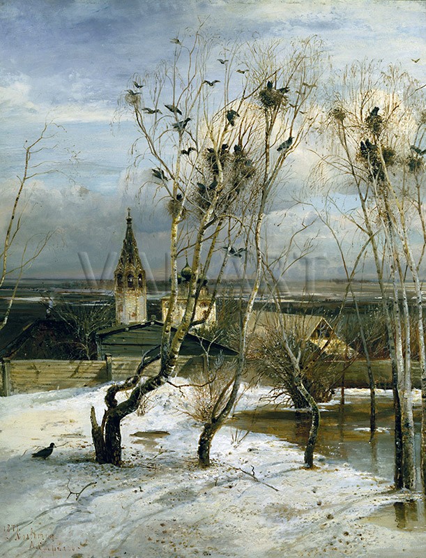 РЕПРОДУКЦИИ НА КАРТИНИ Враните пристигнаха (1871)