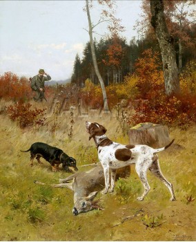 РЕПРОДУКЦИИ НА КАРТИНИ Успешен лов (1911)