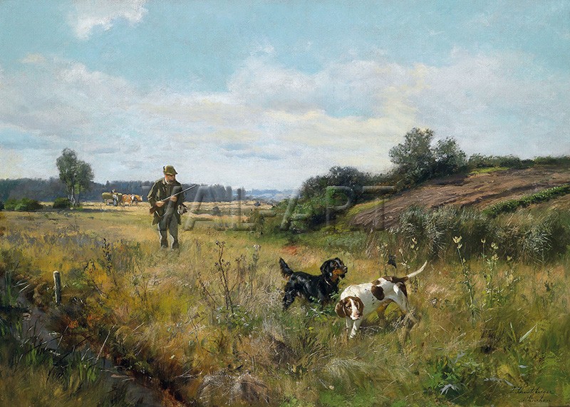 РЕПРОДУКЦИИ НА КАРТИНИ На лов за яребици (1921)