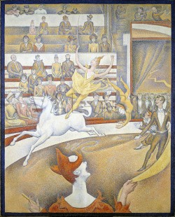 Репродукции на картини: Циркът (1891) – Жорж Сьора