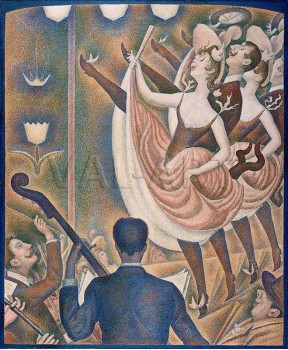 Репродукции на картини: Кан-кан (Льо Шаю) (1889) – Жорж Сьора
