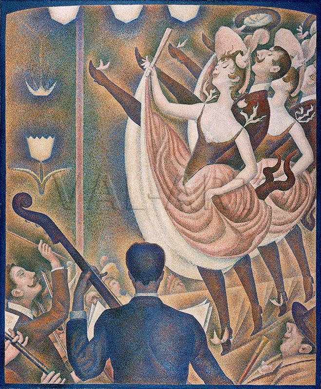 Репродукции на картини: Кан-кан (Льо Шаю) (1889) – Жорж Сьора