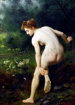 РЕПРОДУКЦИИ НА КАРТИНИ Гола красавица край гората (1901)