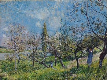 Овощна градина през пролетта (1881) РЕПРОДУКЦИИ НА КАРТИНИ