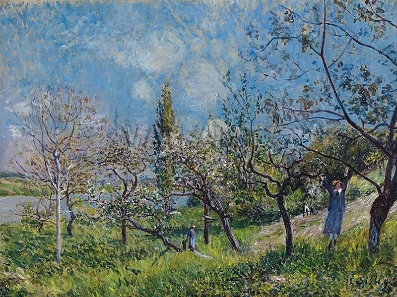 Овощна градина през пролетта (1881) РЕПРОДУКЦИИ НА КАРТИНИ