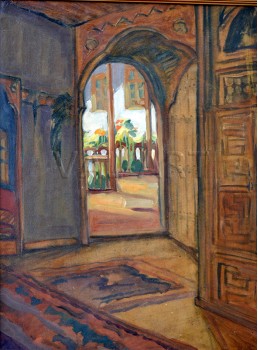 РЕПРОДУКЦИИ НА КАРТИНИ Карловски двор (1938)