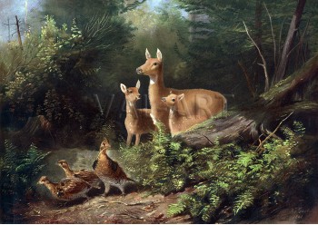 РЕПРОДУКЦИИ НА КАРТИНИ Тревога (1868)
