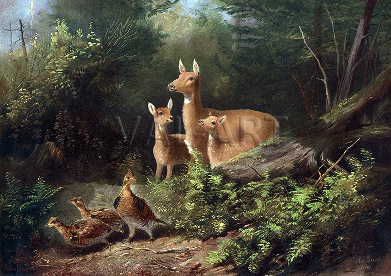 РЕПРОДУКЦИИ НА КАРТИНИ Тревога (1868)