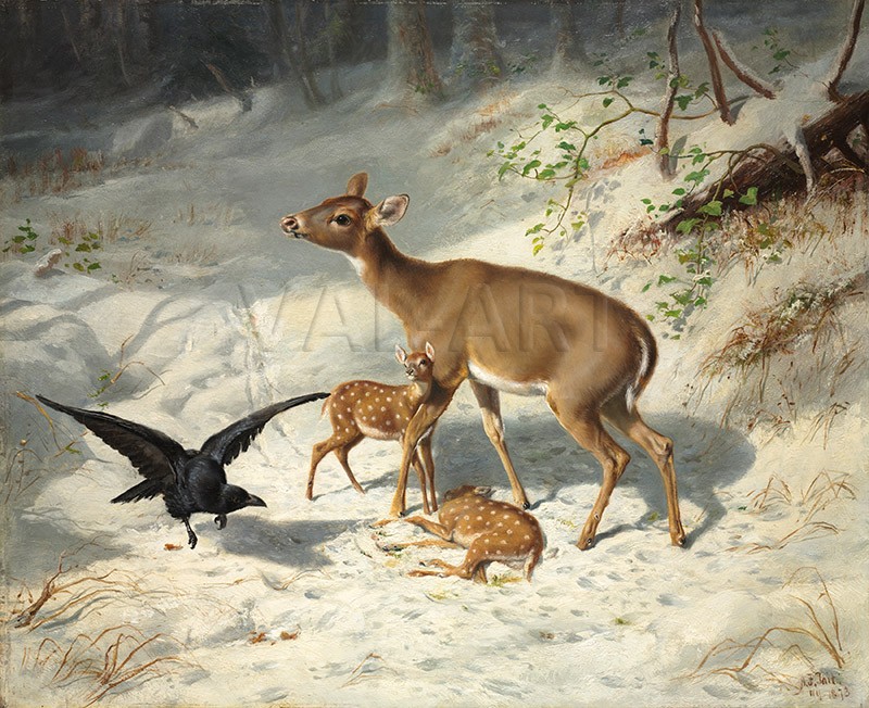 РЕПРОДУКЦИИ НА КАРТИНИ Майчина грижа (1873)