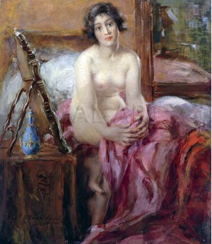 РЕПРОДУКЦИИ НА КАРТИНИ Портрет на гола жена (1919)