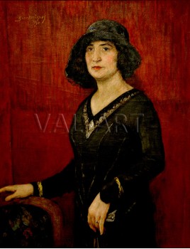 РЕПРОДУКЦИИ НА КАРТИНИ  Портрет на Златка Ганчева Златева (1930)