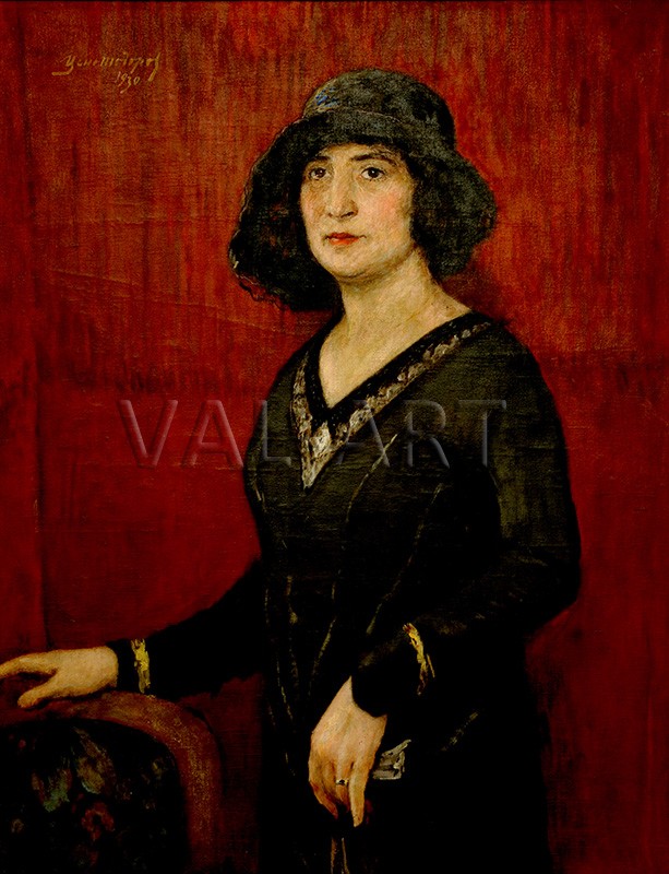 РЕПРОДУКЦИИ НА КАРТИНИ  Портрет на Златка Ганчева Златева (1930)