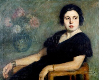 РЕПРОДУКЦИИ НА КАРТИНИ  Портрет на Мария Тодорова (1922)