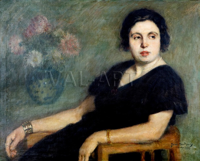РЕПРОДУКЦИИ НА КАРТИНИ  Портрет на Мария Тодорова (1922)