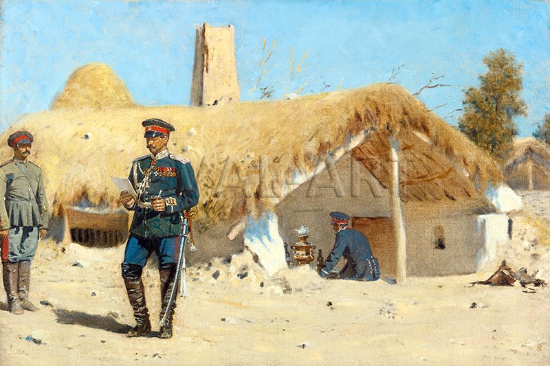 РЕПРОДУКЦИИ НА КАРТИНИ Адютантът (1880)