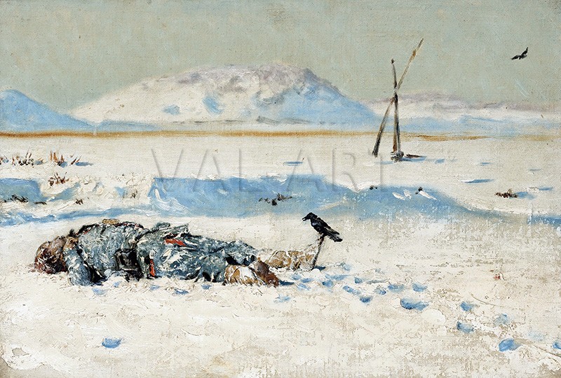 РЕПРОДУКЦИИ НА КАРТИНИ Падналият войник (1879)