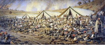 РЕПРОДУКЦИИ НА КАРТИНИ След атаката. Превързочен пункт край Плевен 1877-1878