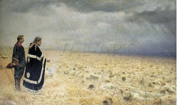 РЕПРОДУКЦИИ НА КАРТИНИ Победените. Панихида 1878-1879
