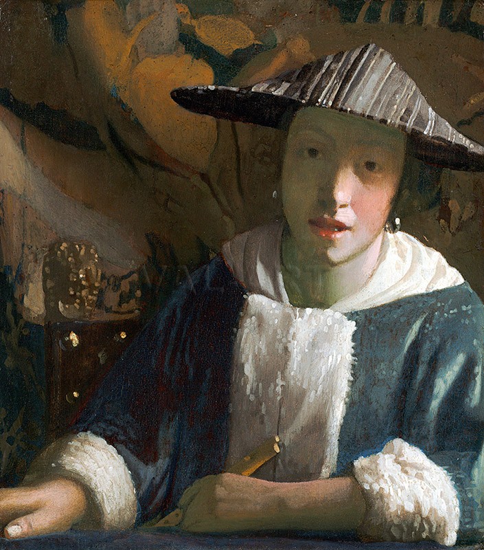 Момиче с флейта (1665-1670) РЕПРОДУКЦИИ НА КАРТИНИ