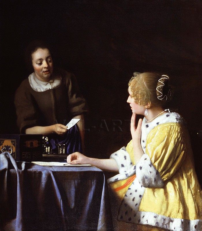 Господарка и слугиня (1666-1667) РЕПРОДУКЦИИ НА КАРТИНИ
