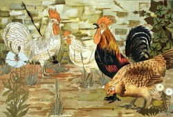 РЕПРОДУКЦИИ НА КАРТИНИ Петли и кокошки (1904)
