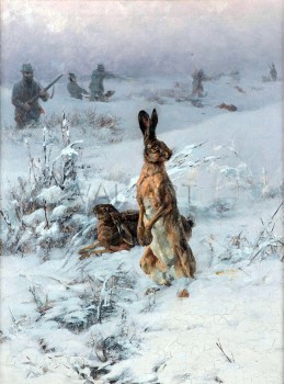 РЕПРОДУКЦИИ НА КАРТИНИ На лов (1892)