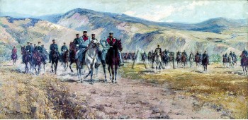 РЕПРОДУКЦИИ НА КАРТИНИ Поход до Шипка Шейново (1902
