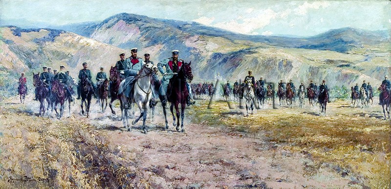 РЕПРОДУКЦИИ НА КАРТИНИ Поход до Шипка Шейново (1902