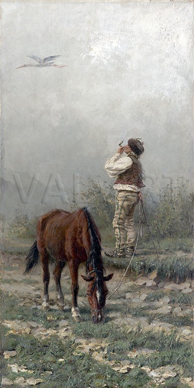 РЕПРОДУКЦИИ НА КАРТИНИ Щъркелът лети (1884)