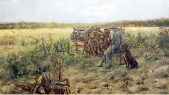 РЕПРОДУКЦИИ НА КАРТИНИ  На лов (1890)