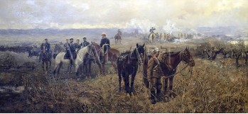 РЕПРОДУКЦИИ НА КАРТИНИ  Маневри при село Горубляне (1907)