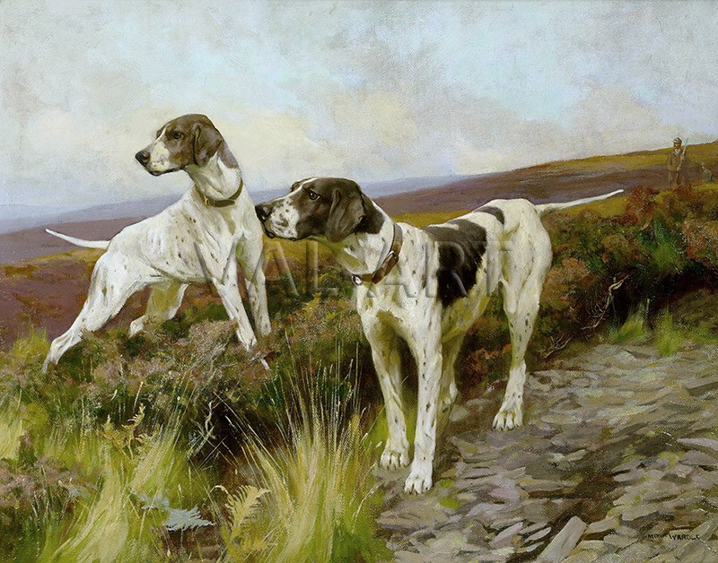 РЕПРОДУКЦИИ НА КАРТИНИ Пойнтери на лов (1923)