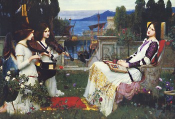РЕПРОДУКЦИИ НА КАРТИНИ Света Сесилия (1895)