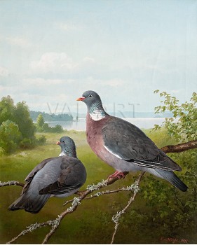 РЕПРОДУКЦИИ НА КАРТИНИ Гълъби (1895)