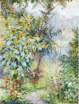 РЕПРОДУКЦИИ НА КАРТИНИ Градински кът (1914)