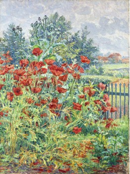 РЕПРОДУКЦИИ НА КАРТИНИ Поле с макове (1918)