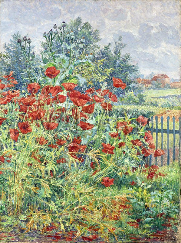РЕПРОДУКЦИИ НА КАРТИНИ Поле с макове (1918)