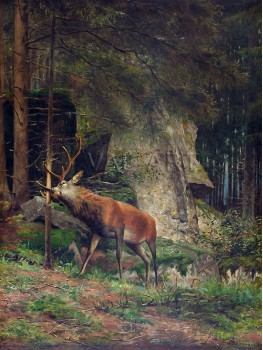 РЕПРОДУКЦИИ НА КАРТИНИ Елен в гората (1888)