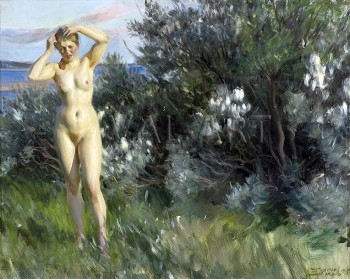 РЕПРОДУКЦИИ НА КАРТИНИ Край езерото Силян (1905)